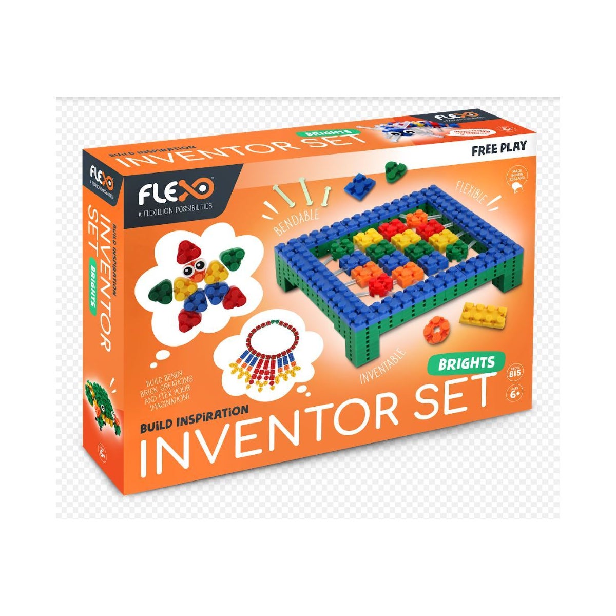 FREE PLAY INVENTOR SET BRIGHTS (3) ENG